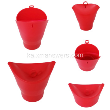 Popcorn Bucket სილიკონის დასაკეცი Popcorn Bowl